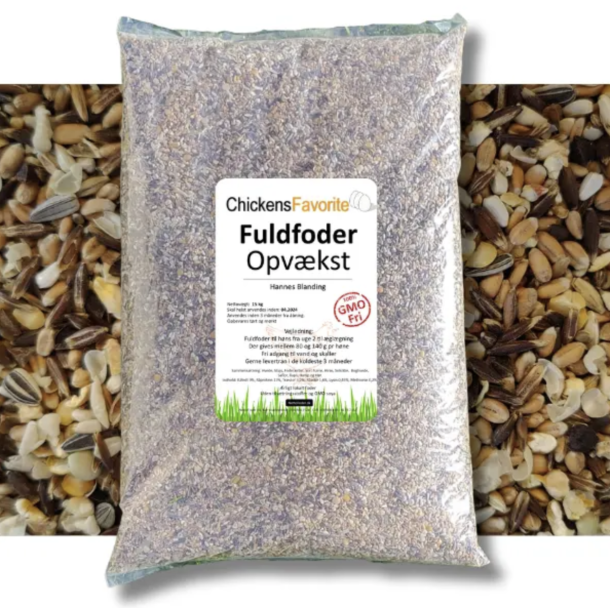 Fuldfoder Opv�kst 15 kg (Hannes)