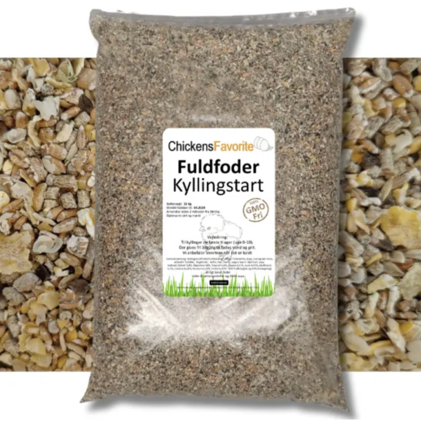 Kyllingestart Fuldfoder  0 - 10 uger 15 kg