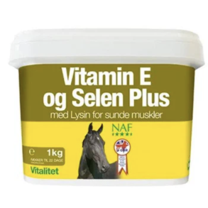  Vitamin E m. Selen og lysin 1 kg