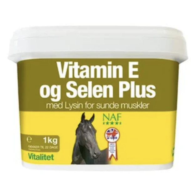  Vitamin E m. Selen og lysin 1 kg
