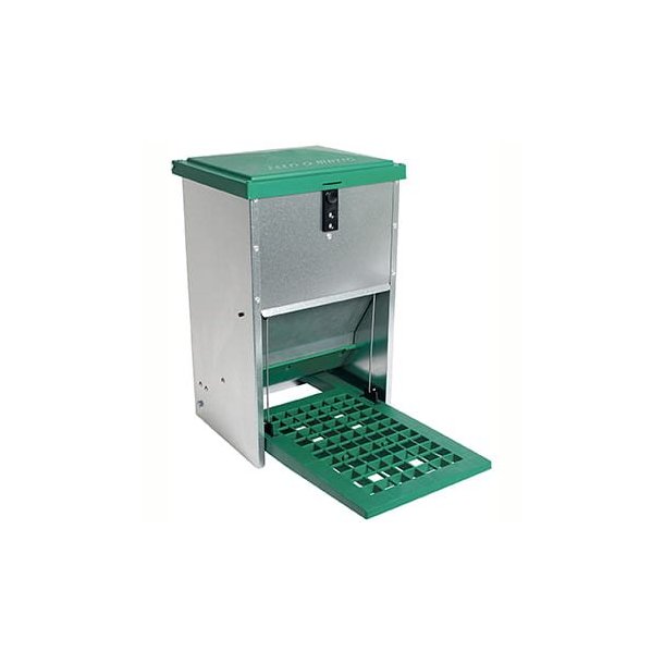 Fodersilo metal/plast Galv. 8 Kg
